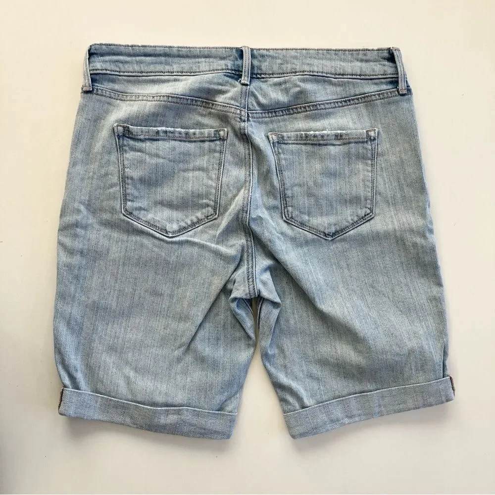 Sashiko Denim Bermuda Shorts